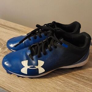 Under Armour Men's Leadoff Low RM, Blue, Black & White Size‎ 6.5 Baseball Cleats